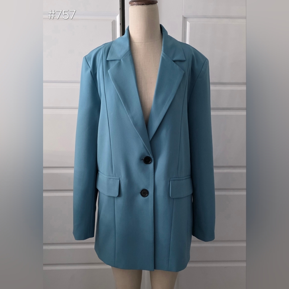 Teal Blue Women's Blazer